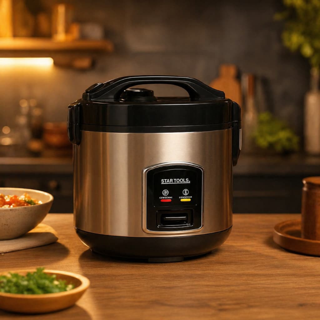 Panela de Arroz Elétrica 1 Litro 5 Xicaras 400w Potente 127V/220V