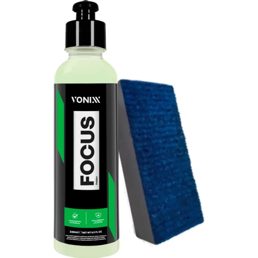 Kit Remove Manchas Vidros Focus 240ml Taco Carpete Vonixx