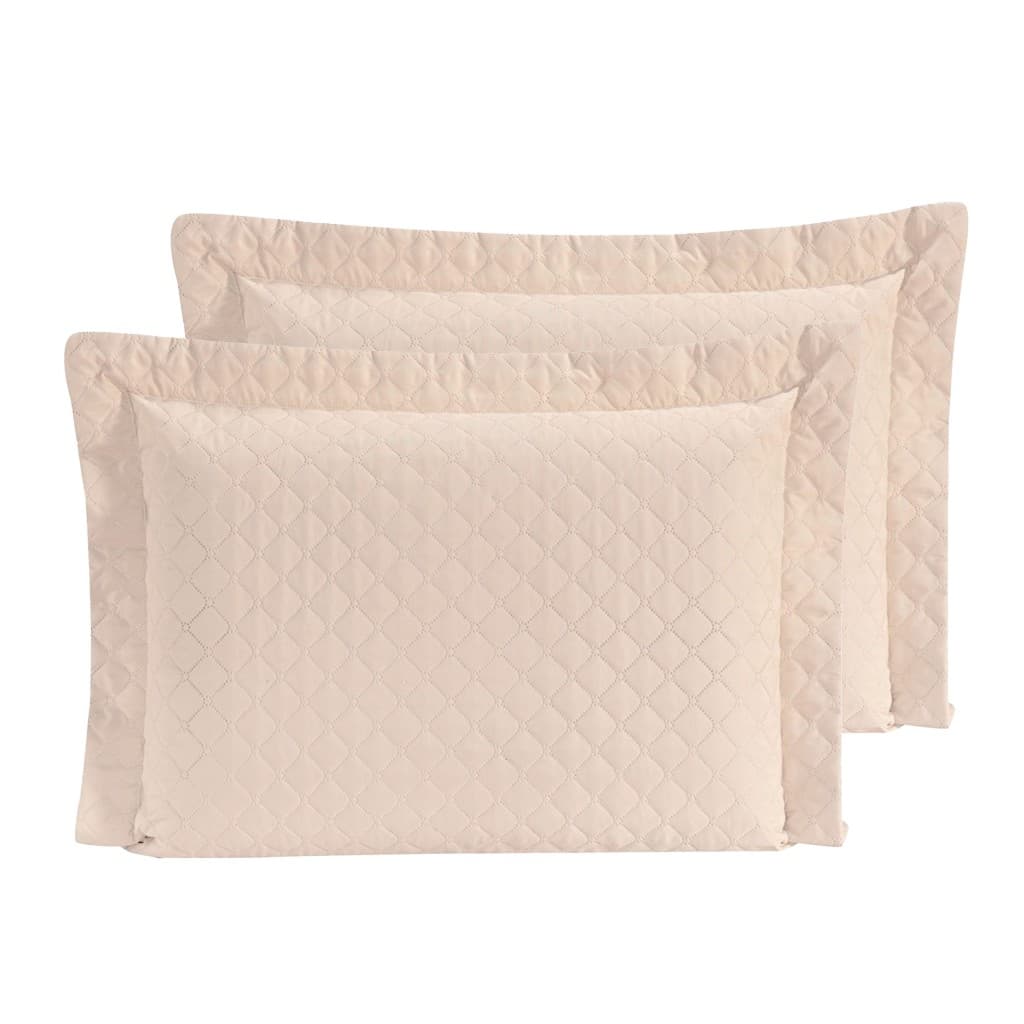 Kit 02 Porta Travesseiros Matelado Liso 65cm x 45cm 100% Poliéster  Fronha de Travesseiro Quarto Promoção