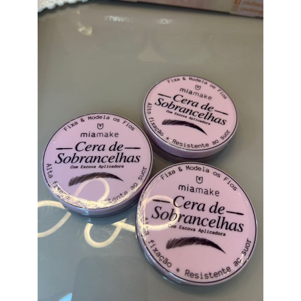 Cera para Sobrancelhas Mia Make - Alta Fixação e Resistente ao Suor