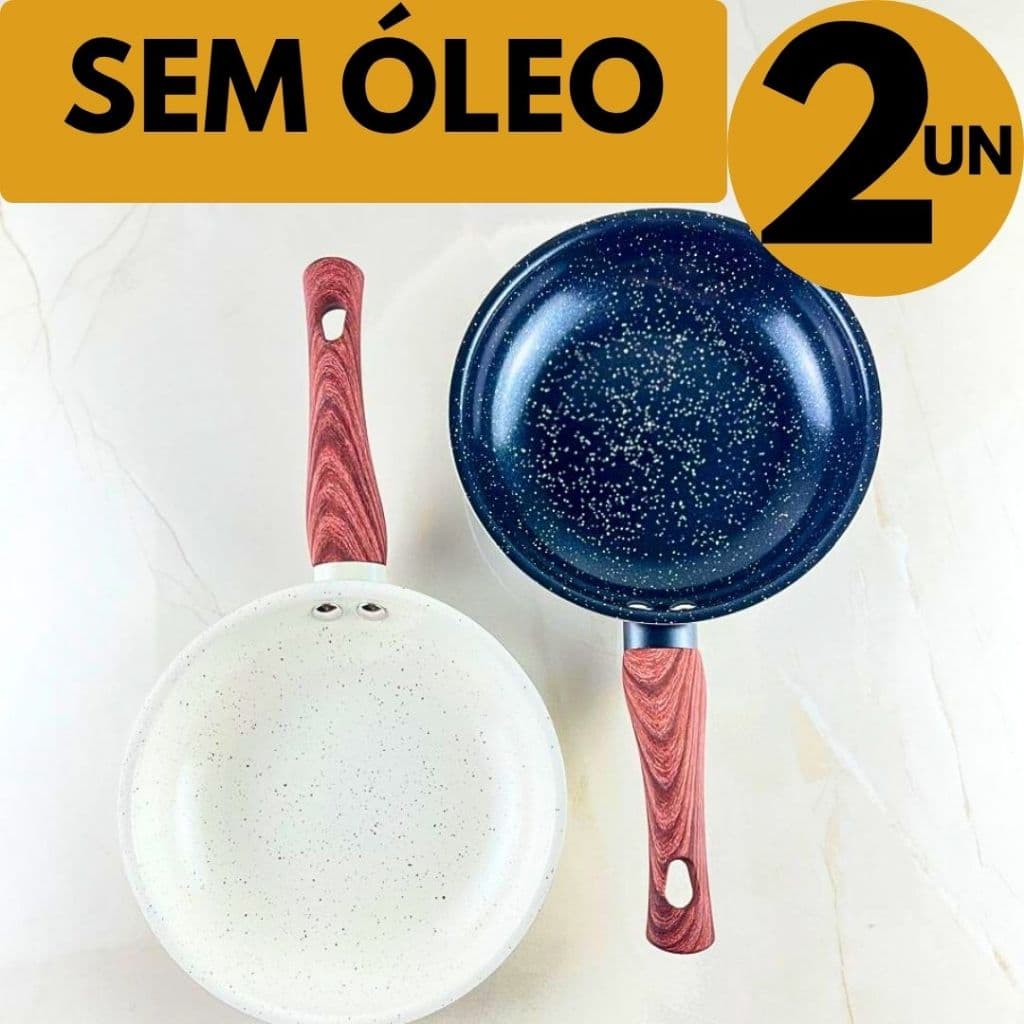 Frigideira Cerâmica 20 cm Com Indução Antiaderente Não Gruda Panqueca Cozinha Restaurante Casa