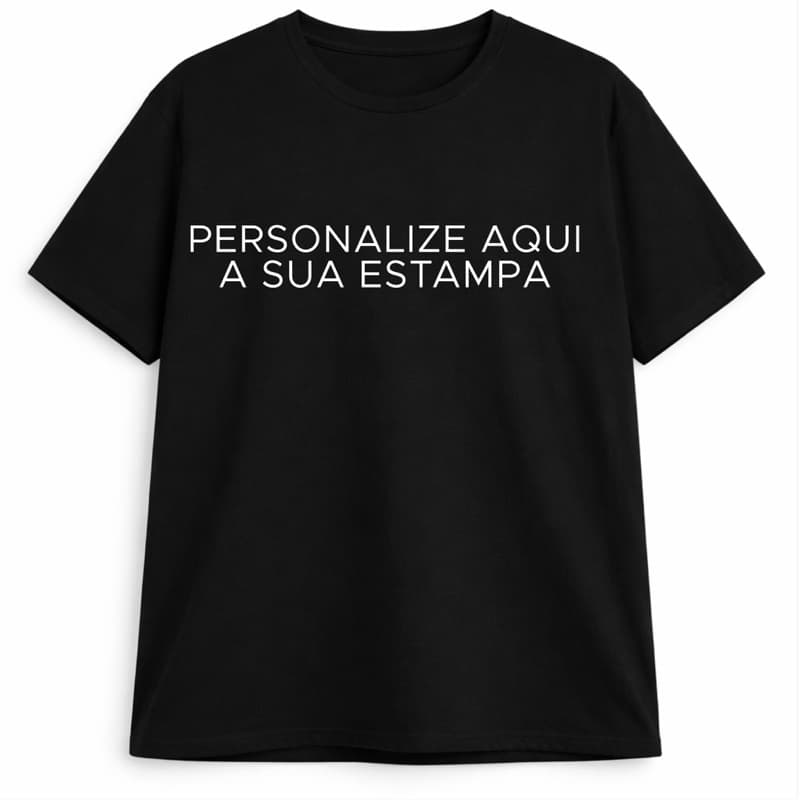 Camisa Personalizada Plus Size 100% Algodão