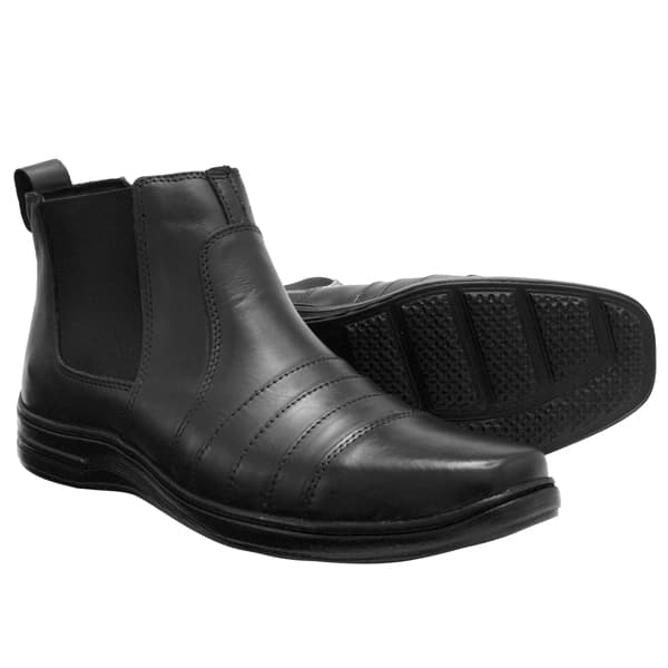 Bota Social Couro Legitimo Botinha Social Premium Mais Vendida