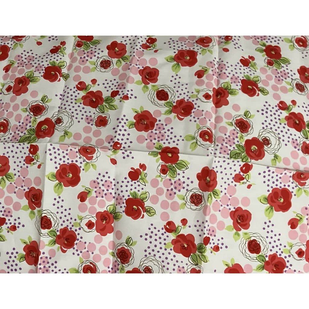 🌸 Lenço Floral 40x40 cm Tecido Fino