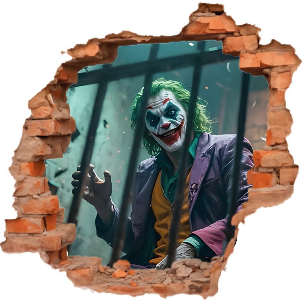 Papel de parede Coringa MOD 2 - 85x85 cm