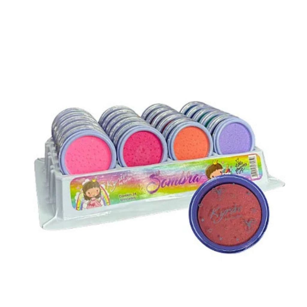 Sombras Compactas Coloridas Princesas Kyrav infantil