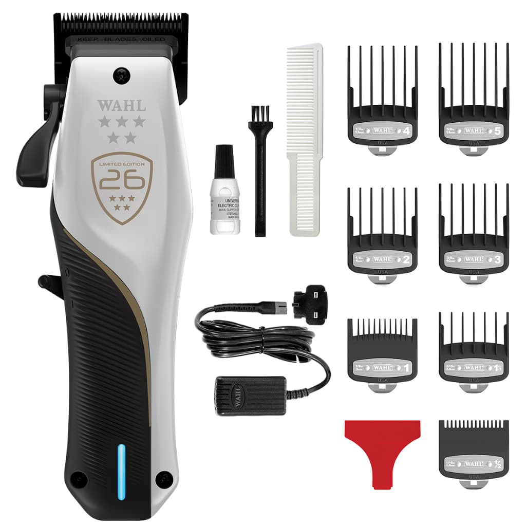 Wahl Vapor Ce Edição Limitada 8000 Rpm Maquina de Corta Cabelo Bivolt Sem Fio Tecnologia Drift