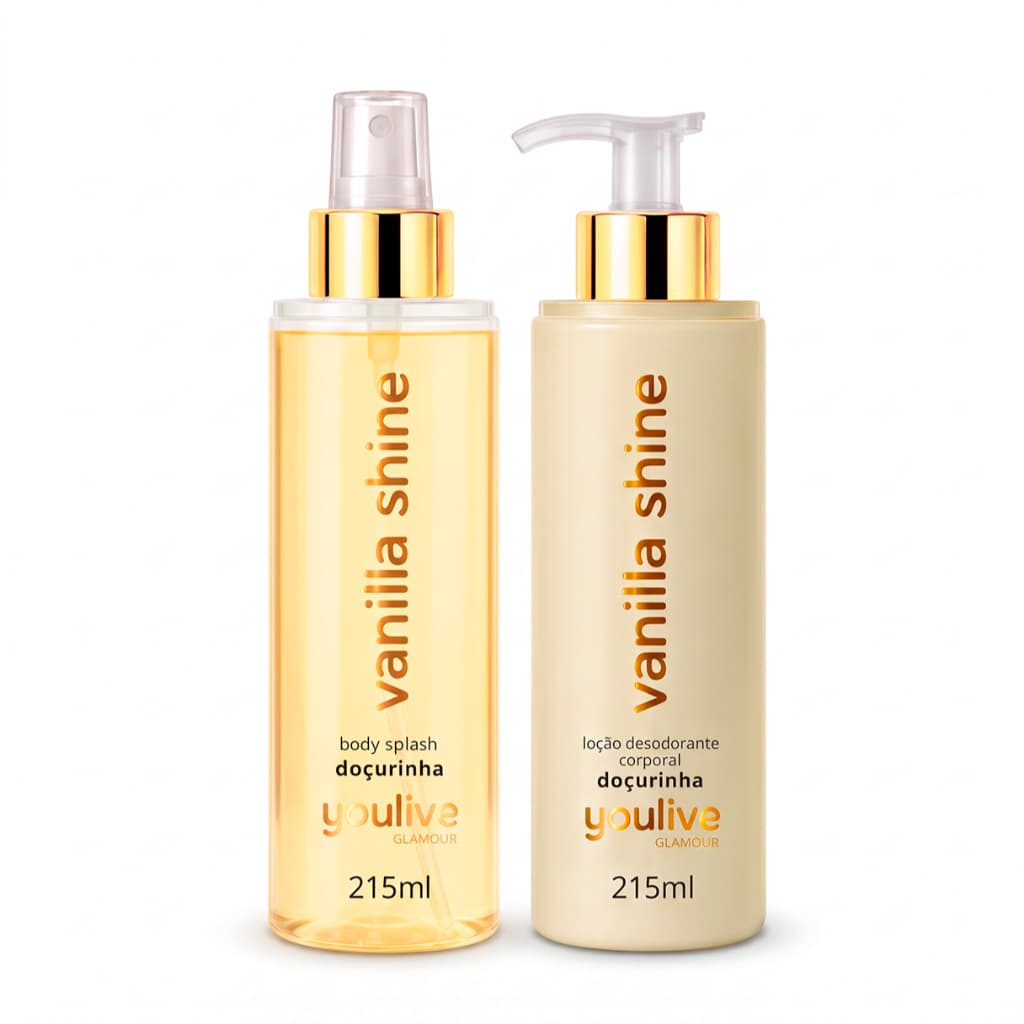 Body Splash e Loção Desodorante Corporal Kit Vanilla Shine - Youlive