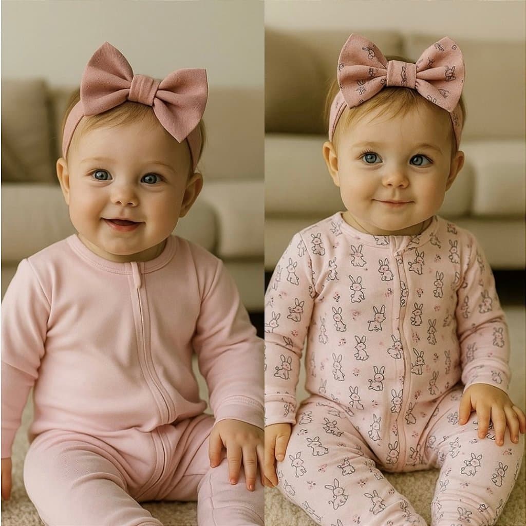 2 Macacões de Bebê Menina (12-18 Meses) sem pezinho Leve 2