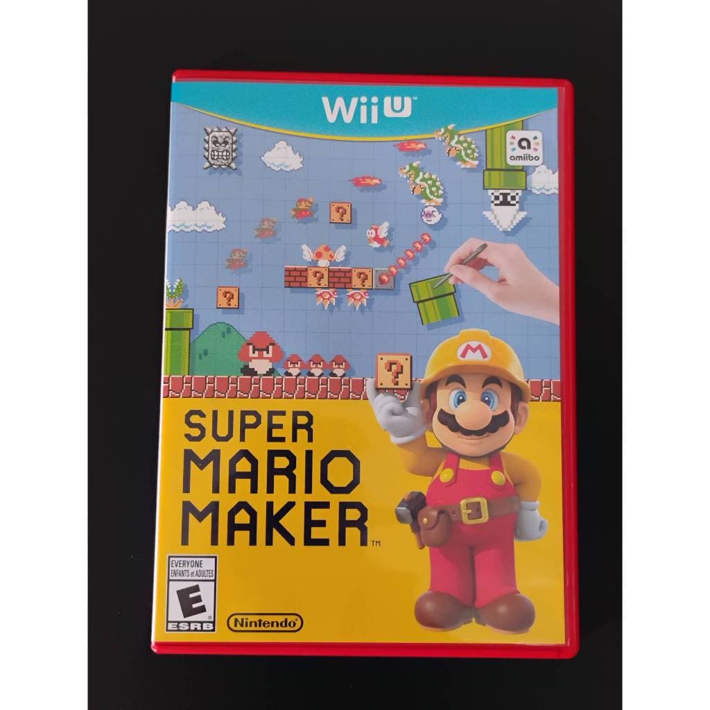 Jogo Super Mario Maker NTSC-U (Americano EUA) Mídia Física para Nintendo Wii U