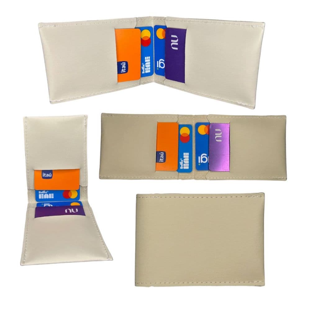 kit 50 Porta Cartão Masculino e feminino Slim Carteira Envio imediato