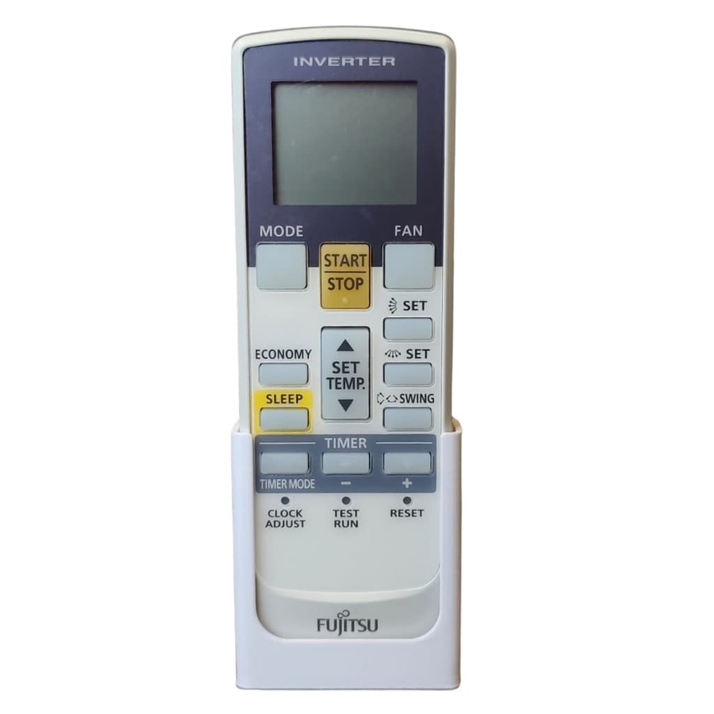 Suporte Base Porta Controle Encaixe Controle Fujitsu Ar-rah5e Ar Condicionado Suporte Parede Branco