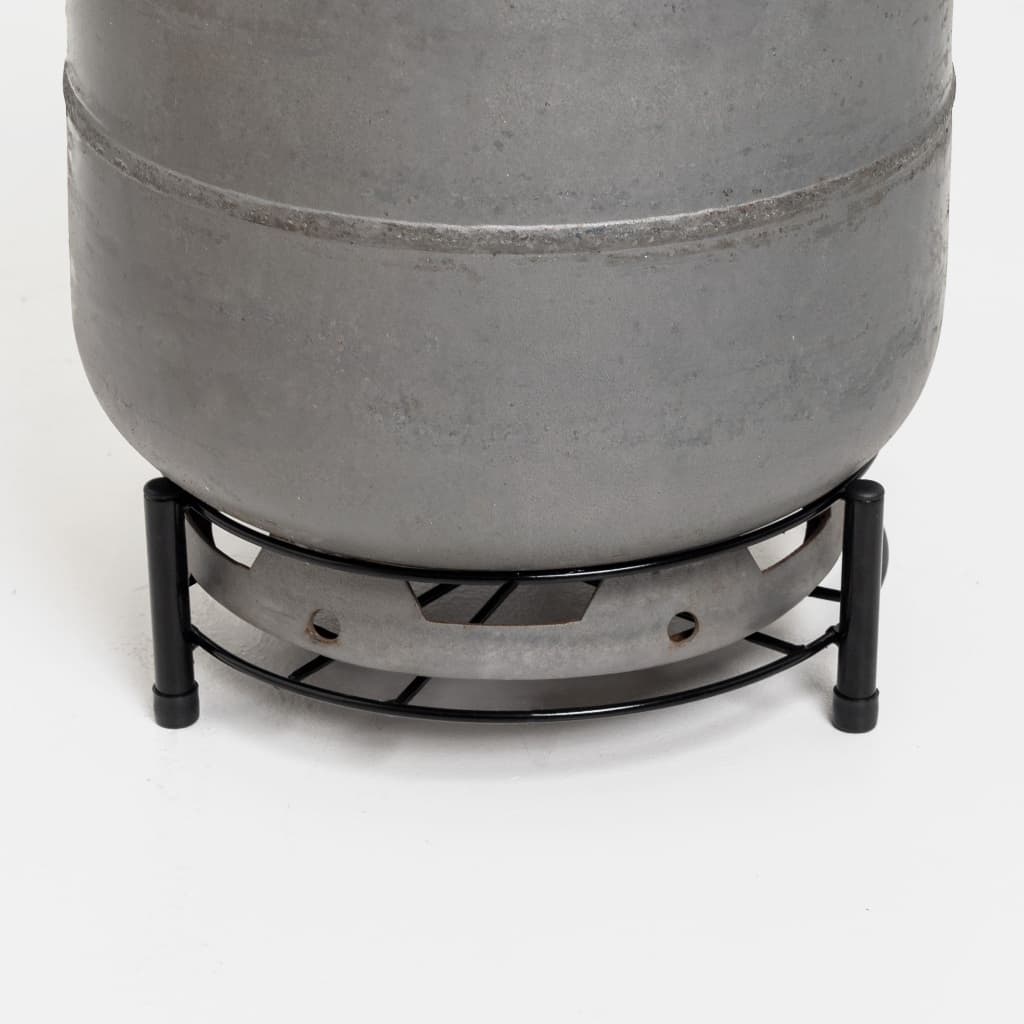 Suporte Para Botijão Gás Vaso Planta Reforçado Preto ou Branco