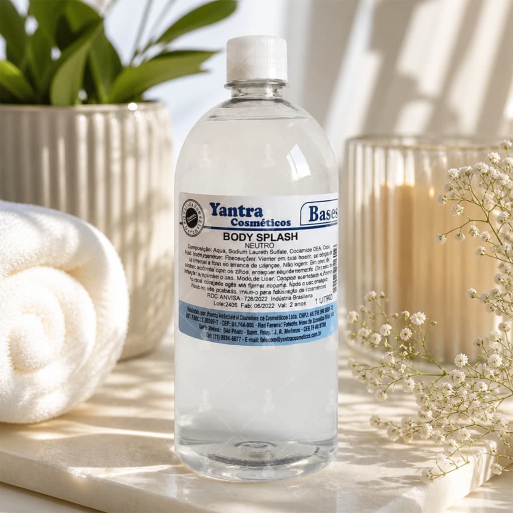 Base Body Splash Neutro Transparente Yantra - 1 Litro