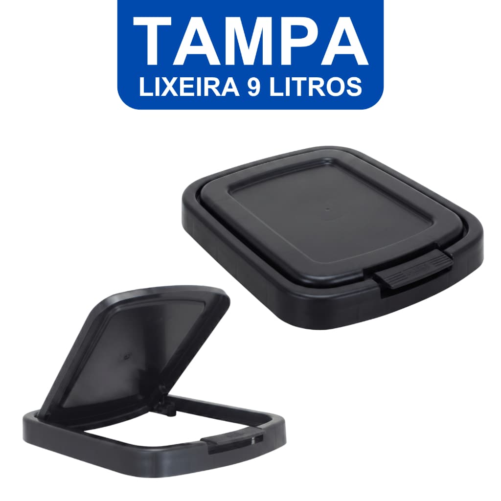 Tampa Para a Lixeira 9 Litros Da Marca Arqplast