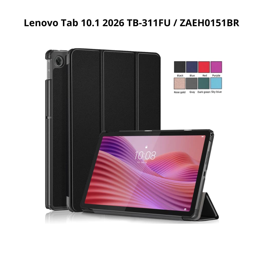 Capa Case Couro Para Lenovo Tab 10.1 TB-311FU / ZAEH0151BR 10.1 Polegadas  Com Função Sleep
