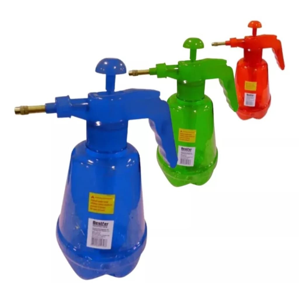 PULVERIZADOR BORRIFADOR  MANUAL1,5L JARDIM JATO PRESSÃO HIGIENIZAÇÃO