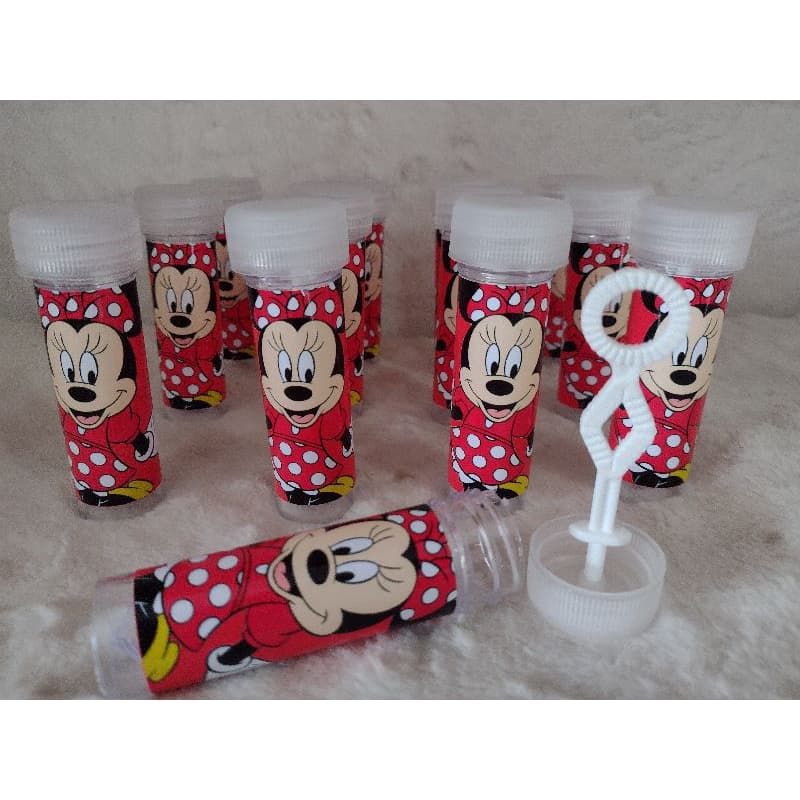 Kit tubete bolha de sabão Minnie