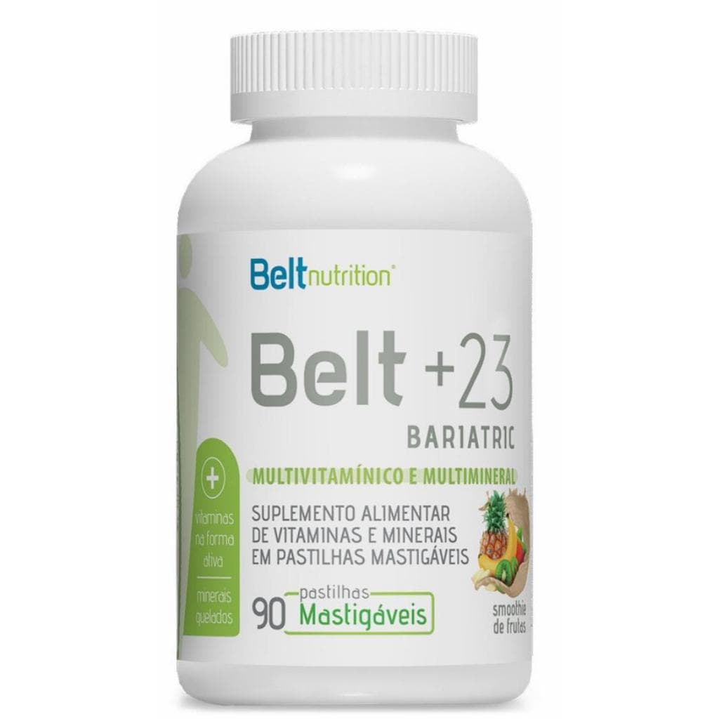 Belt +23 Bariatric Pastilhas Mastigáveis Sabor Smoothie Frut