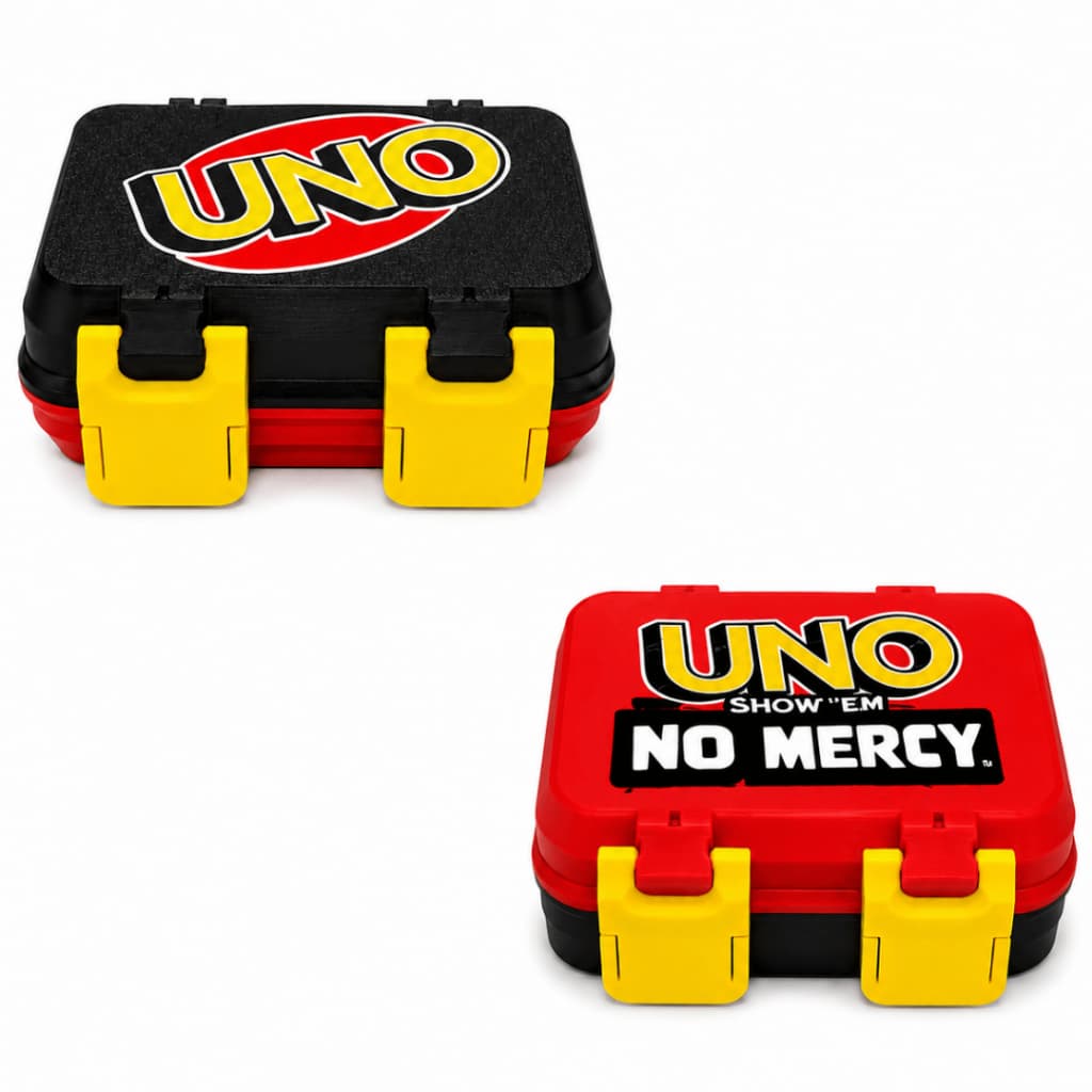 Caixa Box para Uno e Uno No Mercy - Case Organizador - Protege, Organiza e Facilita o Jogo!