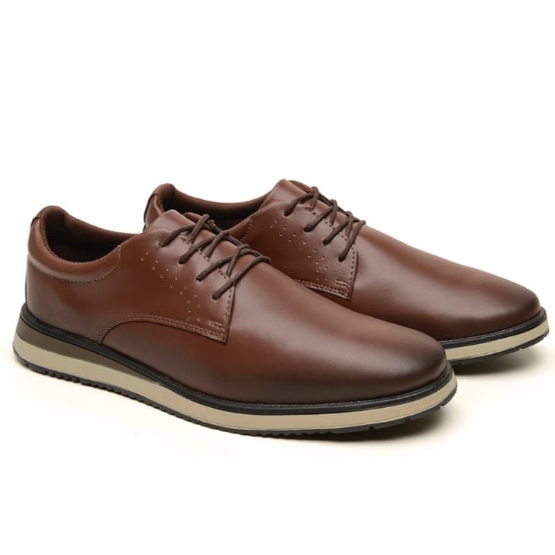 Sapato Social Masculino Oxford Luxo Elegante, Confortável Casamento, Formatura ou Trabalho