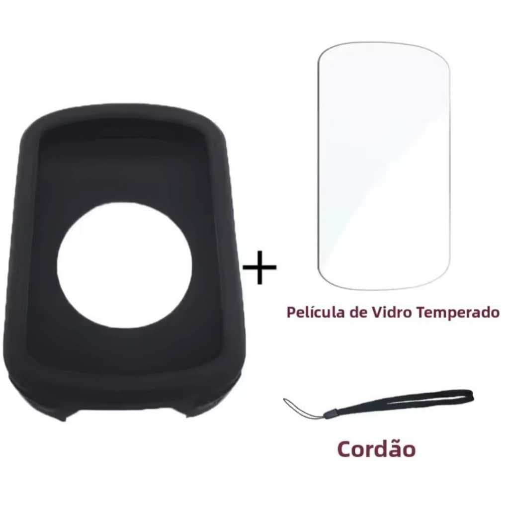 Capinha case + Película de Vidro para GPS Garmin Compatível Com Modelo 540 e 840