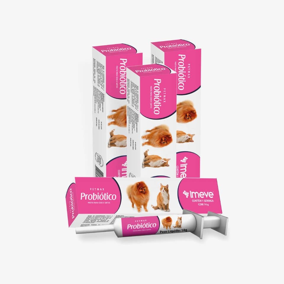 Probiótico - Pasta oral para cães e gatos