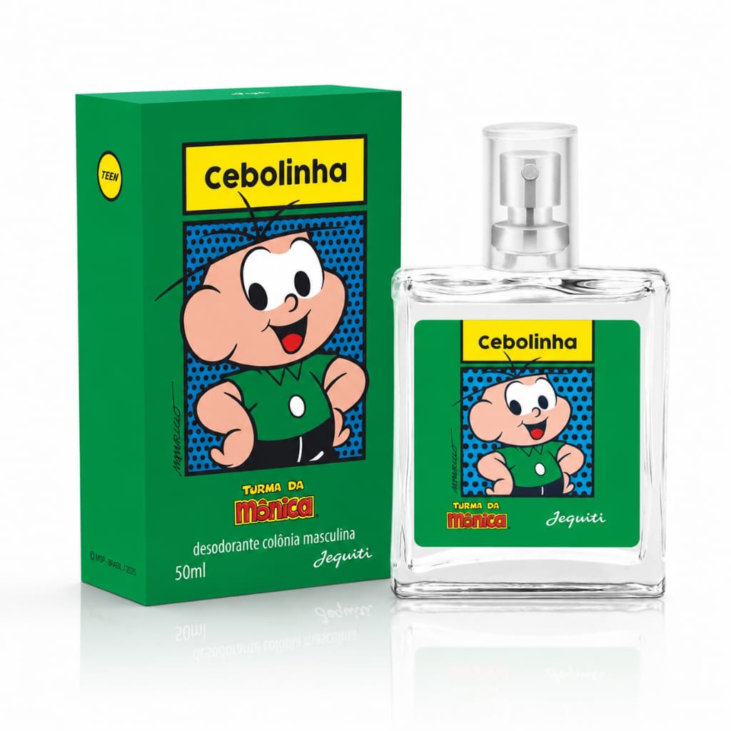 Perfume Cebolinha Turma Da Mônica Côlonia 50ml ou 25ml Jequiti Frasco Vidro