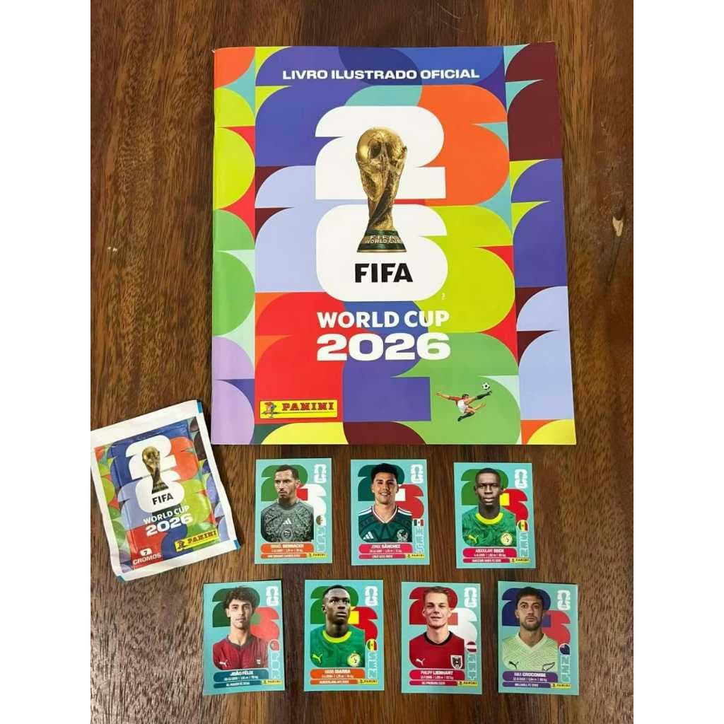 Álbum Copa do Mundo 2026 Versão Econômica Capa Mole Brochura Sem Figurinhas