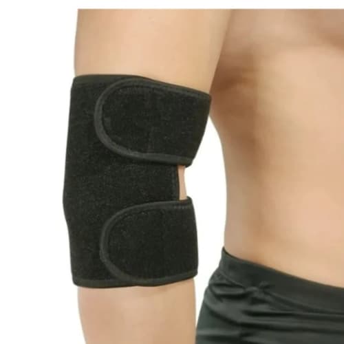 Cotoveleira Neoprene Ajustável Duas Abas Contusão Tendinite