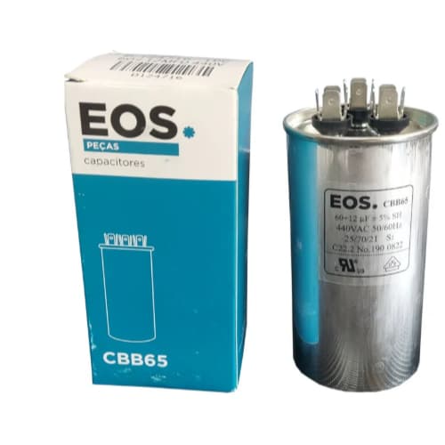 Capacitor 60+12µF 440V EOS