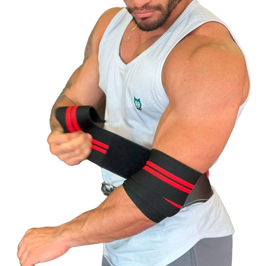 Cotoveleira Ajustável Elástica Faixa de Compressão Suporte para Cotovelo Academia Esportes  7834