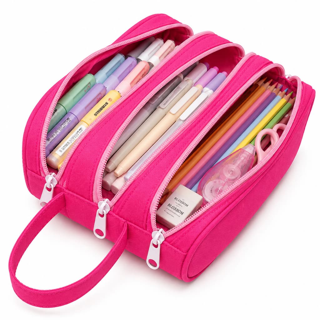 Necessaire Tripla Organizadora Maquiagem e Acessórios