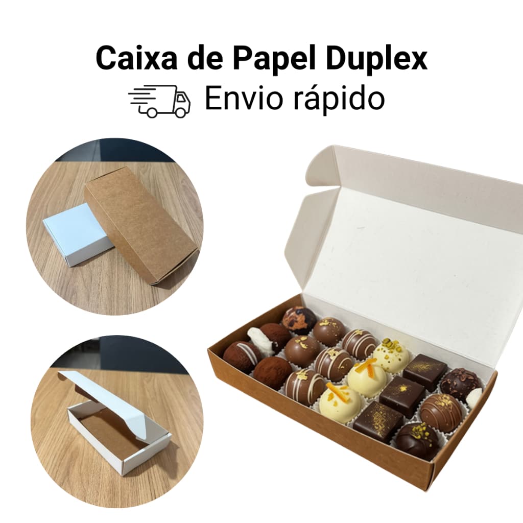 Kit de Caixa Embalagem Presentes Envios Doces