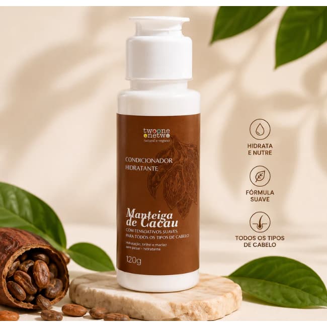 TWOONE ONETWO CONDICIONADOR HIDRATANTE MANTEIGA DE CACAU 120G