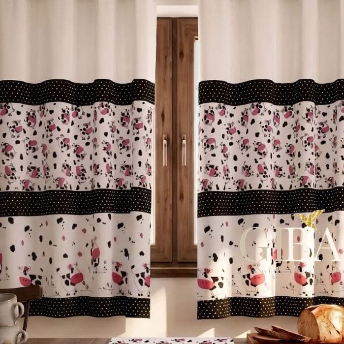 Cortina De Cozinha Para Vitro casa e decoração 200cm X 130cm