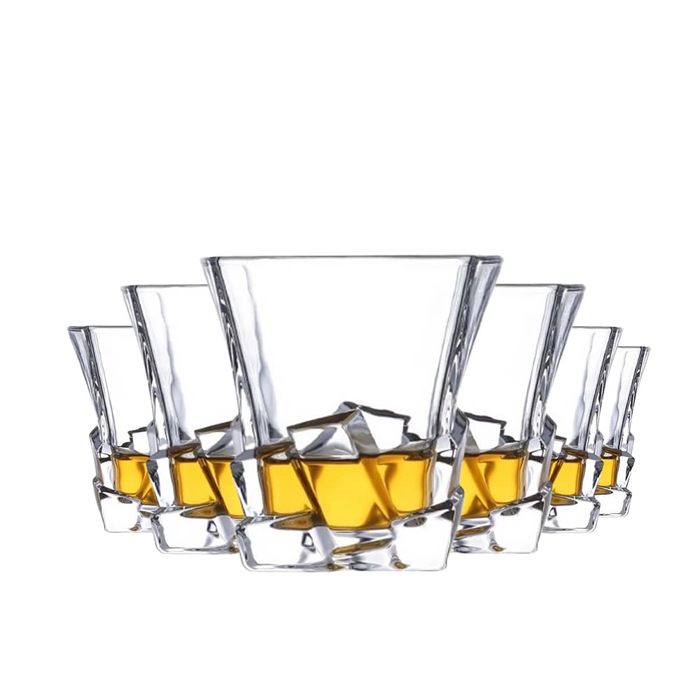 Copo de Vidro Copo Gelos 310ml, Jogo de Copos de Vidro Resistente 6pcs – Ruvolo