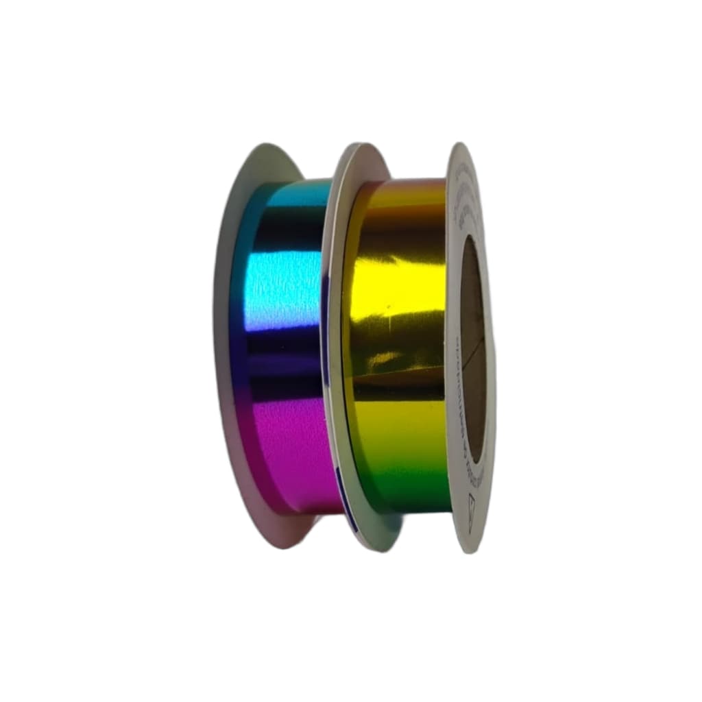 Fita Metalóide Metalizado Espelhado Multicolorida 15mmx50m 2 Unidades