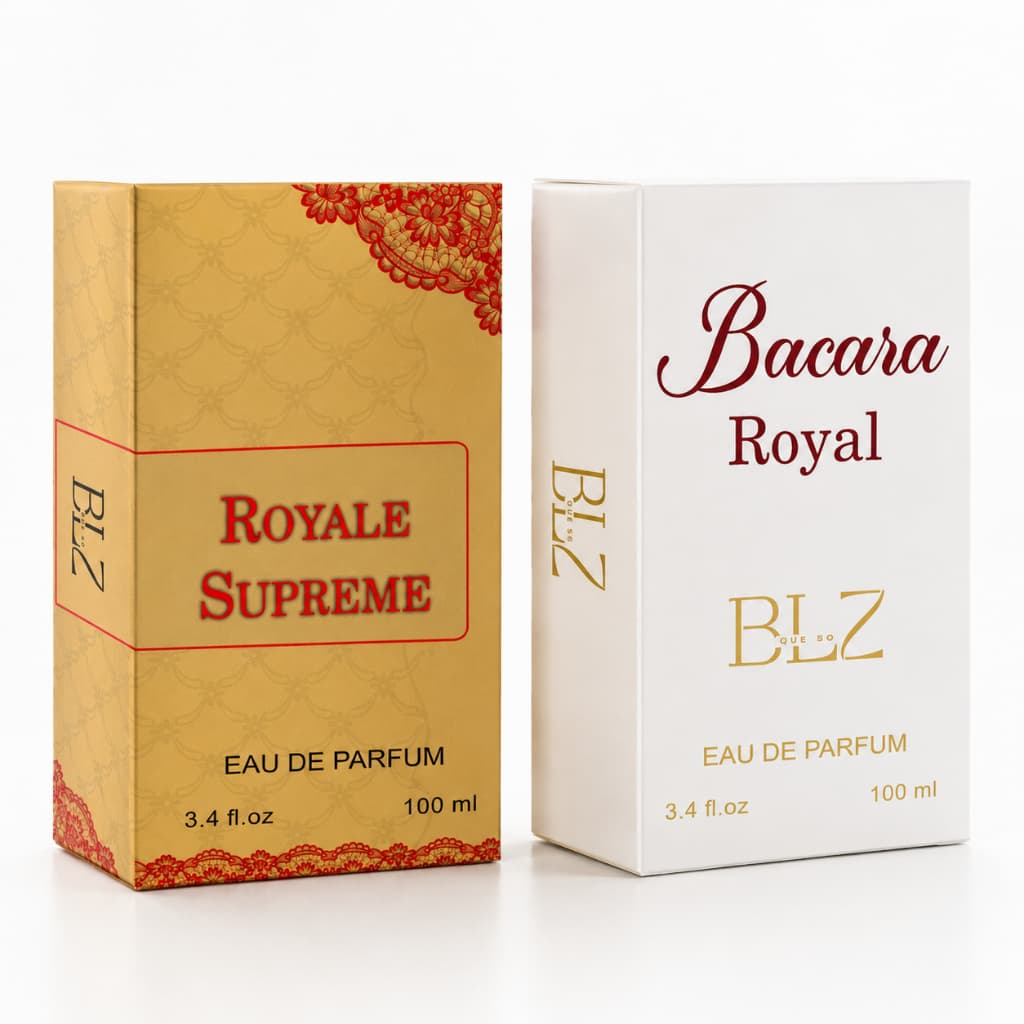 Kit Casal 02 Perfumes Referência Árabes 100ml - Bacara Royal + Royale Supreme