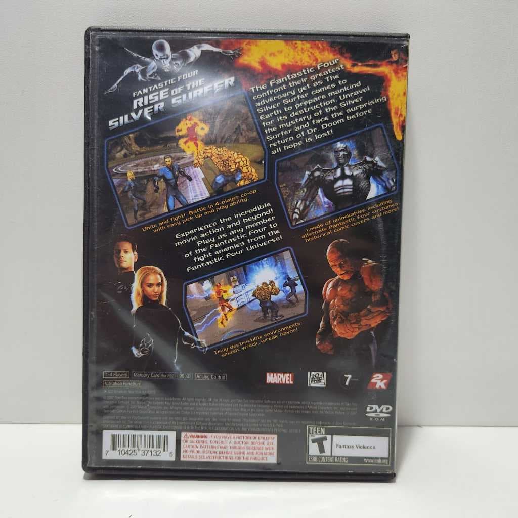 Fantastic Four Rise Of The Silver Surfer Quarteto Fantástico A Ascensão do Surfista Prateado Original Ps2