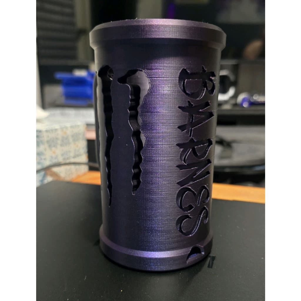 🖤 Caneca Monster Personalizada com Nome | Porta Lata Gamer em Impressão 3D ⚡