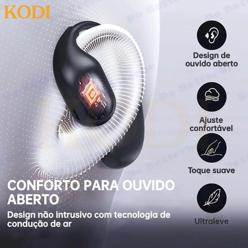 Fone De Ouvido Sem Fio Bluetooth 5.3 Tws Com Tela LED Digital-B8