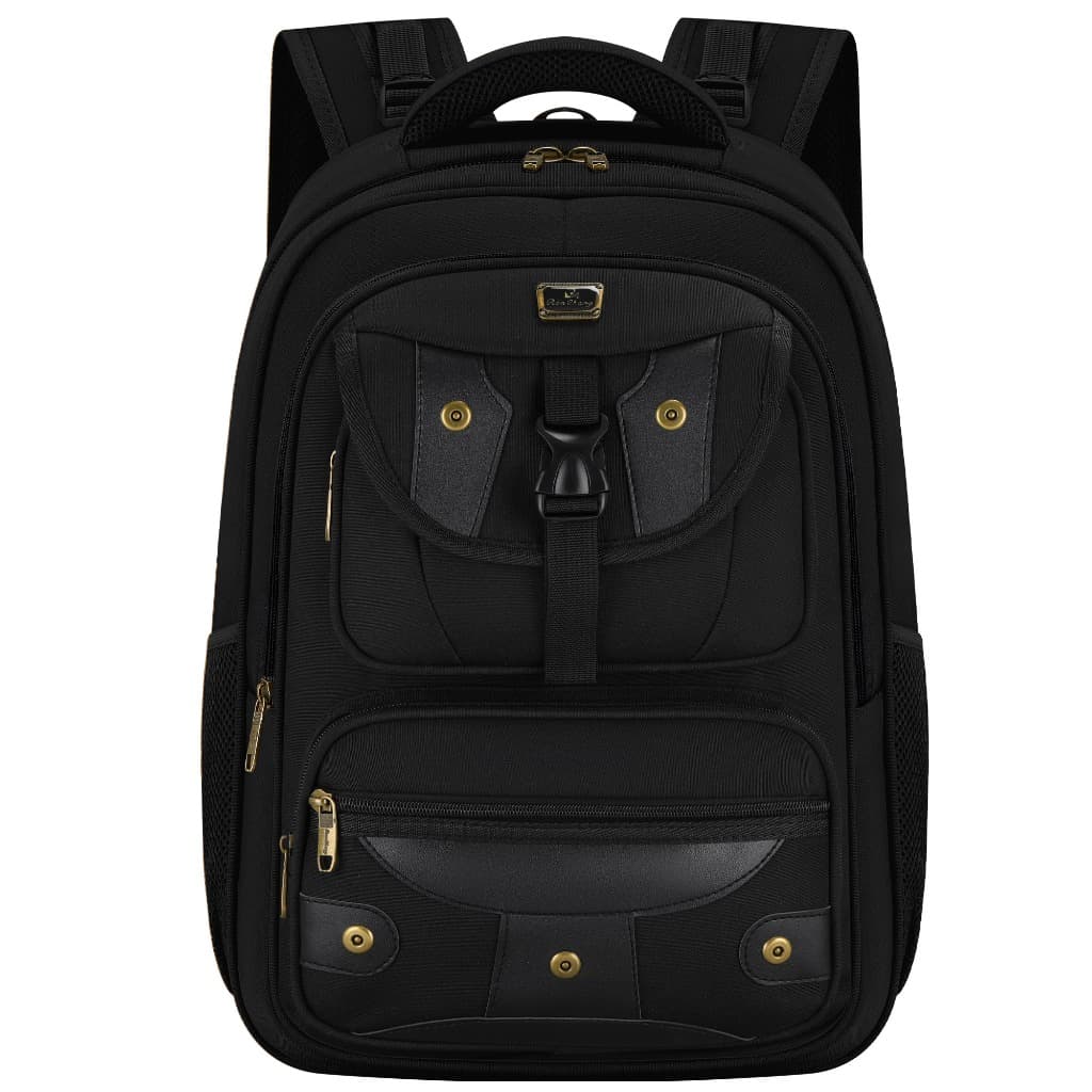 Mochila Unissex Retrô Impermeável Durável Grande Capacidade para Escola Faculdade Viagem Trabalho e Uso Diário