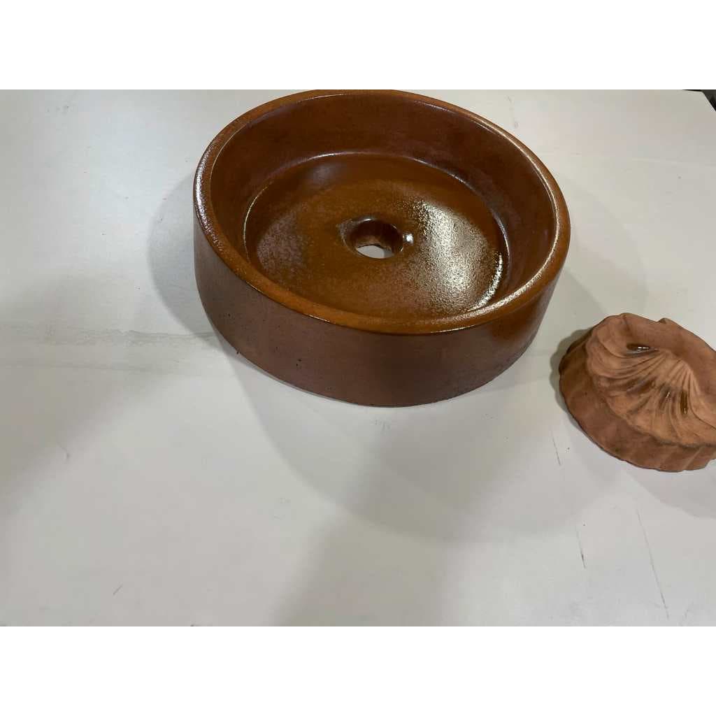 Cuba artesanal + saboneteira em concreto estilo rustico  sustentável para banheiro lavabo e áreas externas