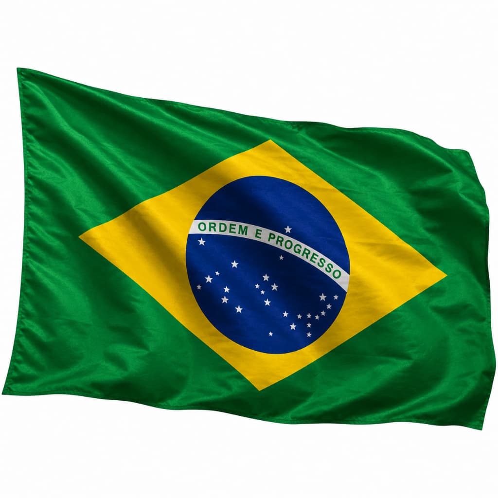 Bandeira do Brasil 128x90cm poliéster resistente decoração tamanho G grande