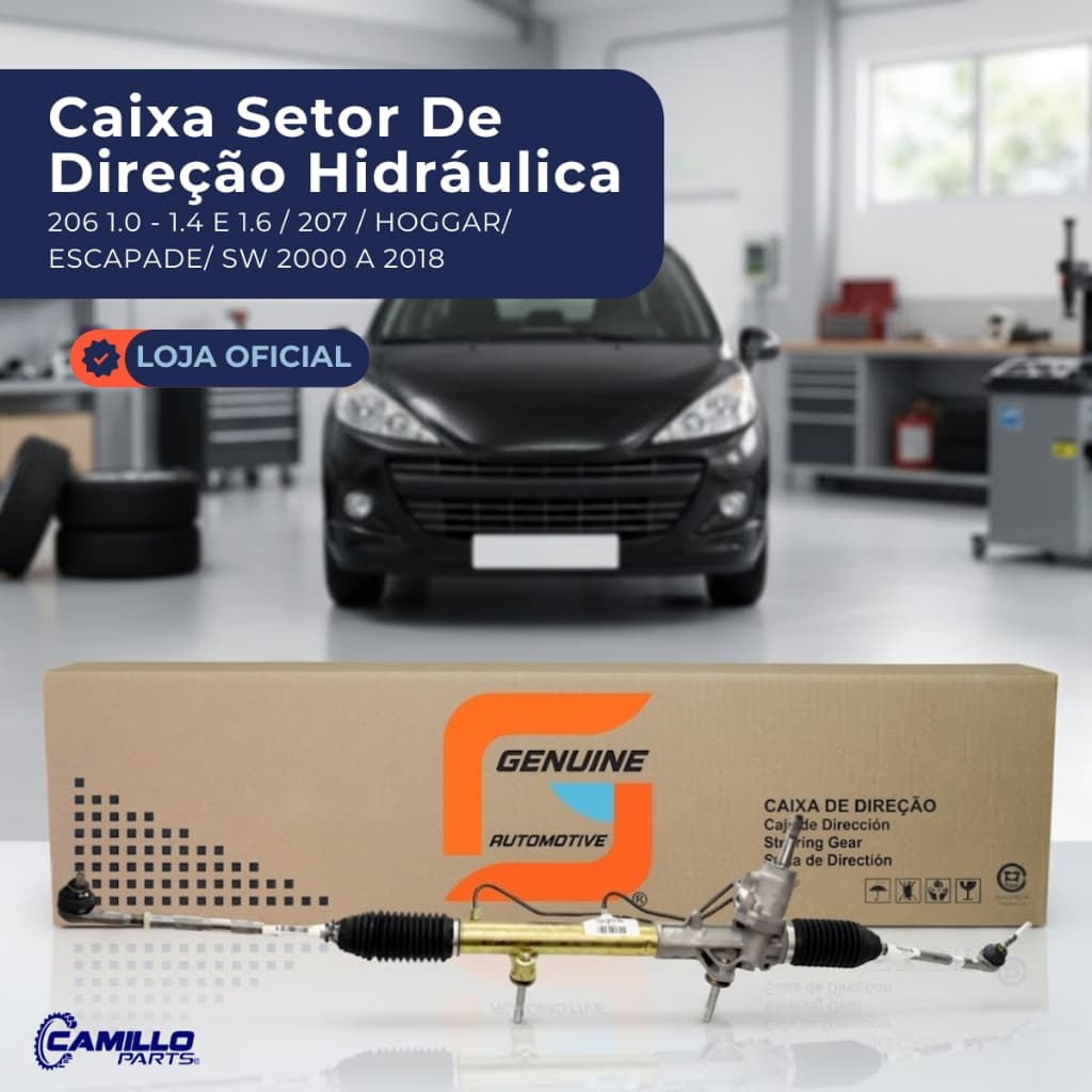 Caixa Direção Hidráulica Peugeot 206 207 Hoggar Escapade SW Genuine Automotive