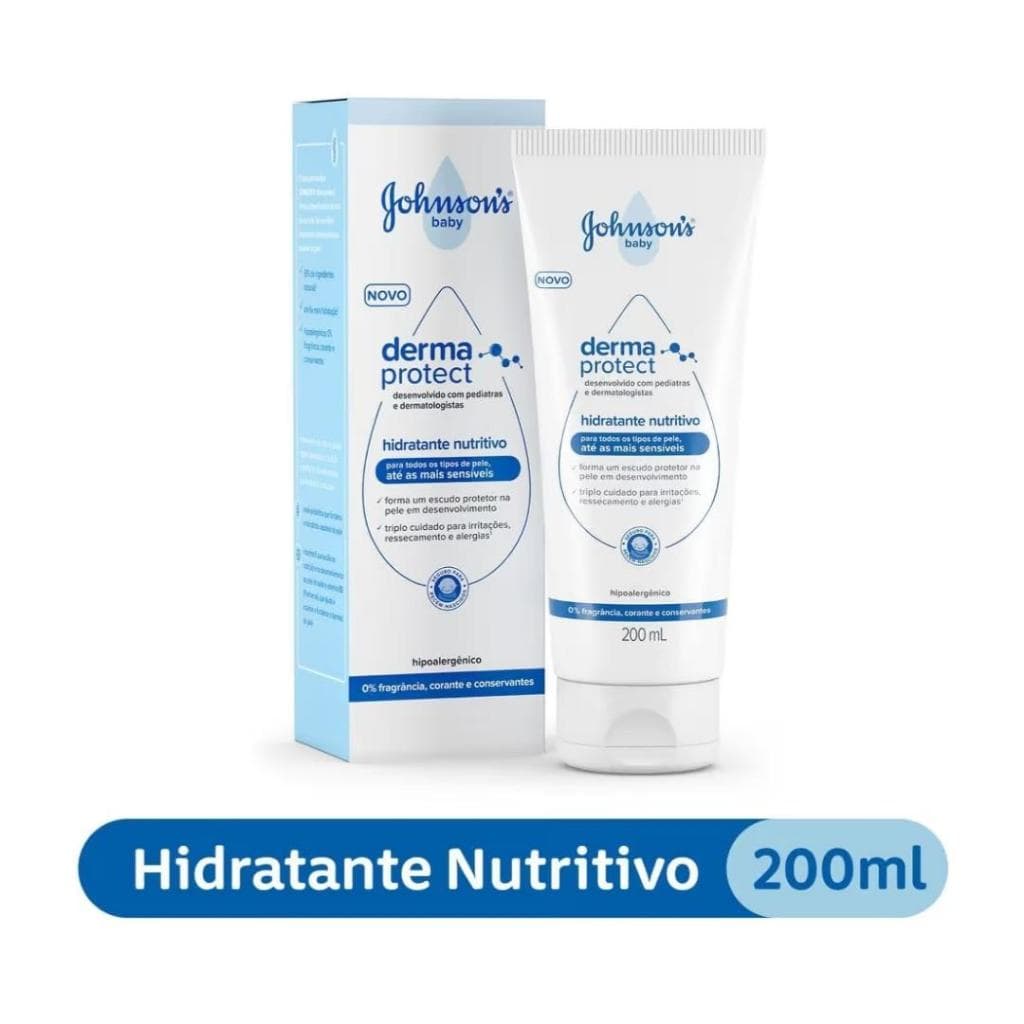 Johnson's Baby Hidratante Nutritivo Derma Protect 200mL - Original