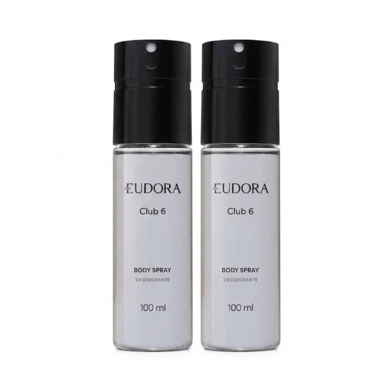 Eudora Club 6 Body Spray 100ml - Kit com 2un