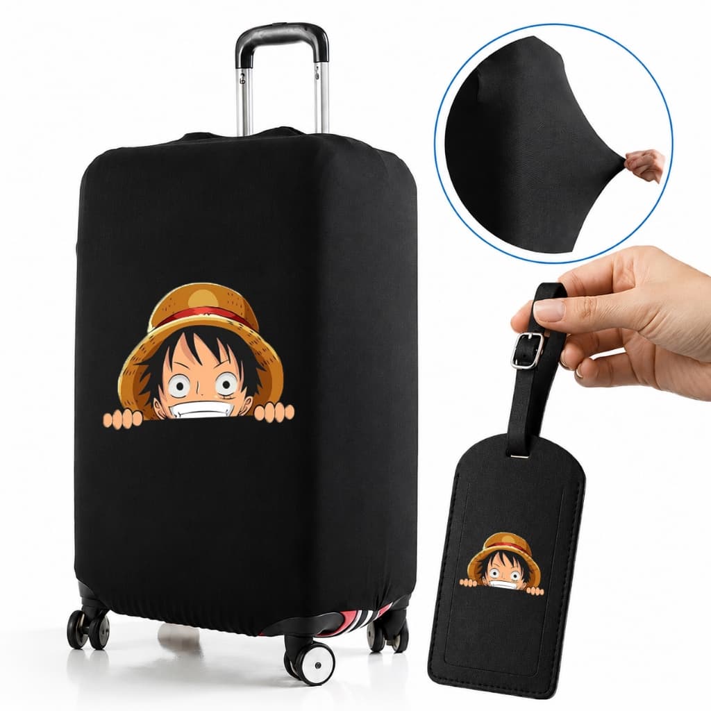 Capa De Mala 8 a 23KG P-M-G Personalizada 'Animes' Protetor Bagagem Para Viagem Protetora Grande