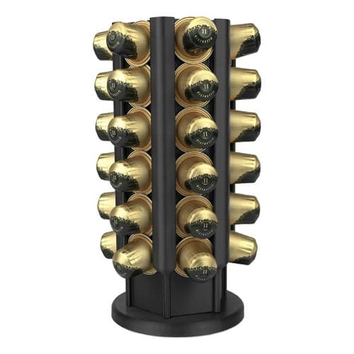 Suporte Porta Cápsulas Nespresso Vertical Giratório 24 Un